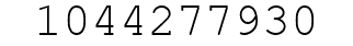 Number 1044277930.