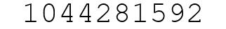 Number 1044281592.