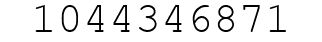 Number 1044346871.