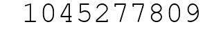 Number 1045277809.
