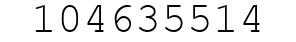 Number 104635514.