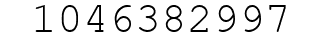 Number 1046382997.