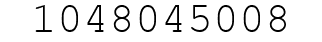 Number 1048045008.