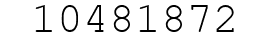 Number 10481872.