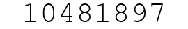 Number 10481897.