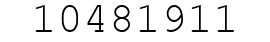 Number 10481911.