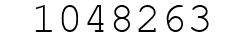Number 1048263.