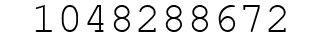 Number 1048288672.