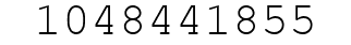 Number 1048441855.