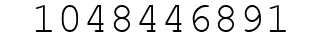 Number 1048446891.
