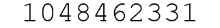 Number 1048462331.