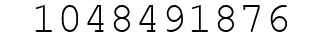 Number 1048491876.
