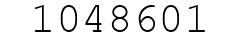 Number 1048601.