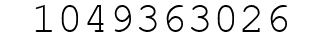 Number 1049363026.