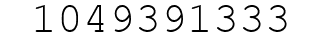 Number 1049391333.