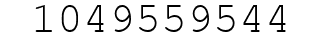 Number 1049559544.