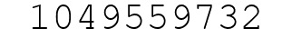Number 1049559732.