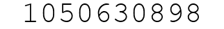 Number 1050630898.