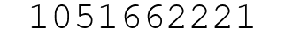 Number 1051662221.