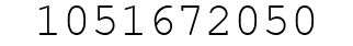 Number 1051672050.