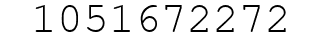 Number 1051672272.