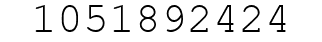 Number 1051892424.