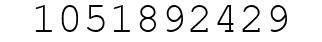 Number 1051892429.