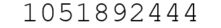 Number 1051892444.