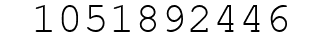 Number 1051892446.