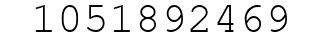 Number 1051892469.