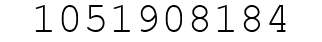 Number 1051908184.