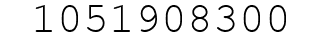 Number 1051908300.