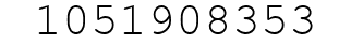 Number 1051908353.