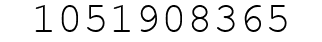 Number 1051908365.