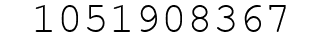 Number 1051908367.