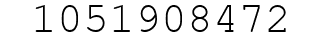 Number 1051908472.