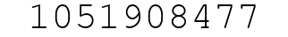 Number 1051908477.