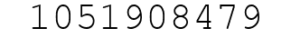 Number 1051908479.