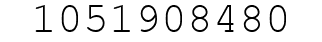 Number 1051908480.