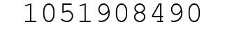 Number 1051908490.