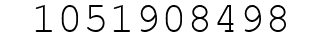 Number 1051908498.