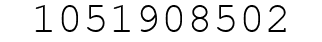 Number 1051908502.