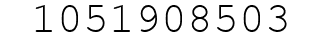 Number 1051908503.
