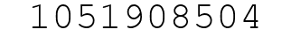 Number 1051908504.