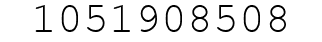 Number 1051908508.