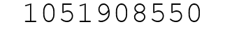 Number 1051908550.