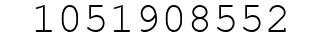 Number 1051908552.