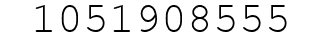 Number 1051908555.