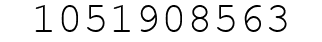 Number 1051908563.