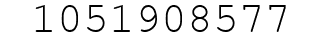 Number 1051908577.